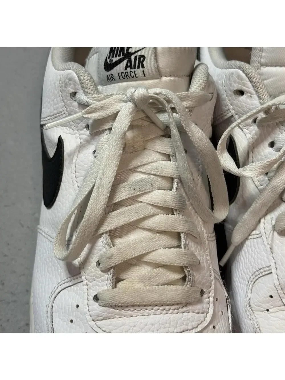 Nike Air Force 1 Low White Black CT2302-100 Men’s Size 14 Sneakers Shoes